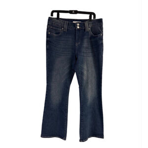 S.O.N.G. | Blue Gigi Super Low Bootcut Jeans Size 15